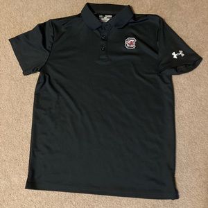University of South Carolina Gamecocks Under Armour Youth Tech Mesh Polo Shirt